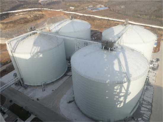 新疆5000吨立式粉煤灰储存罐